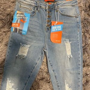 Booty lifting high waisted women’s jeans